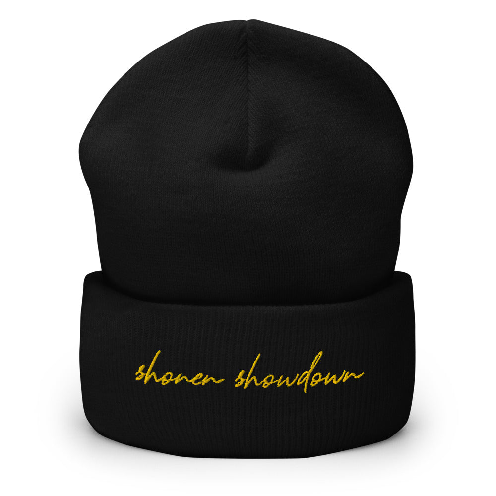 Shonen Showdown Beanie (Black & Gold)